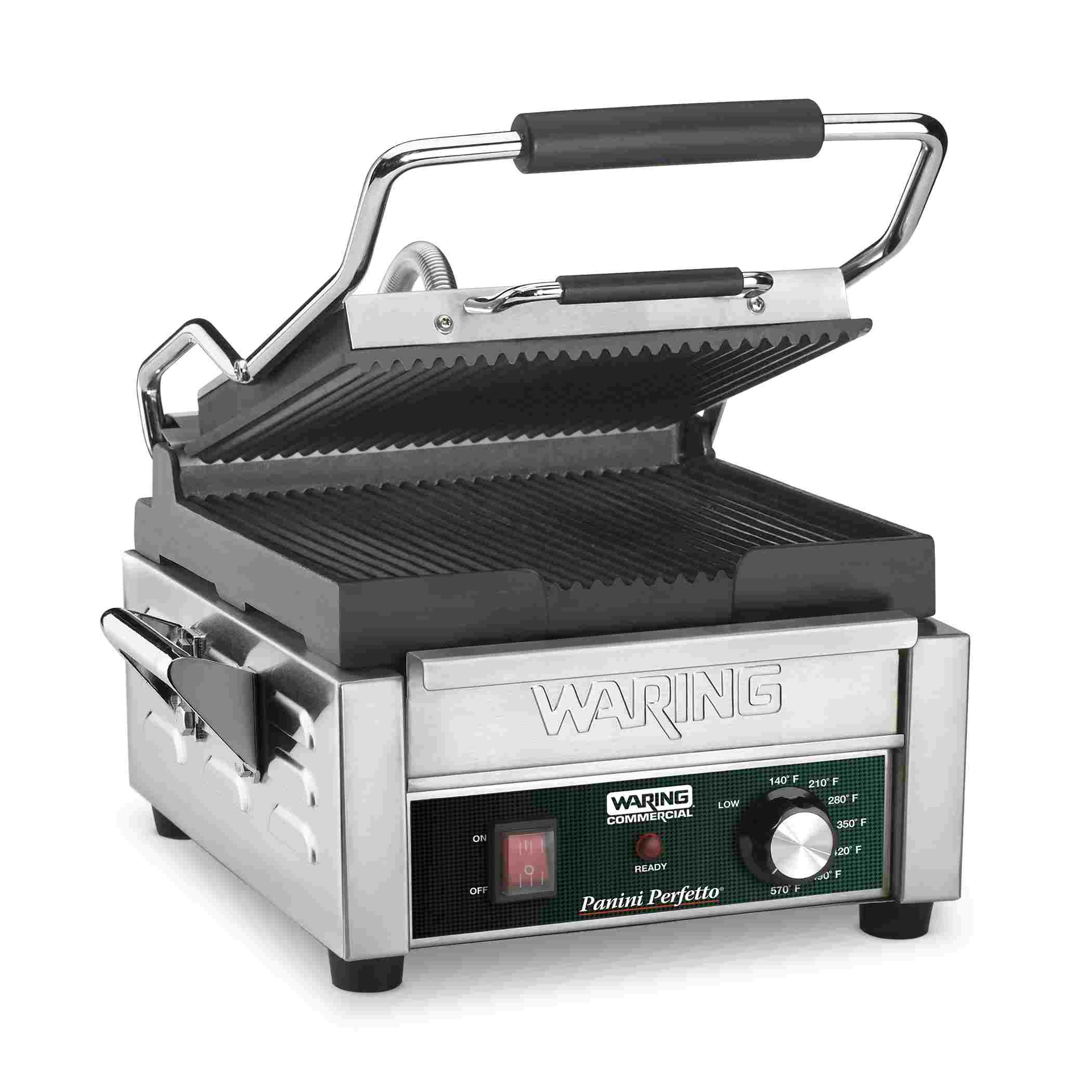 Ribbed Panini Grill, 9.75" x 9.25"